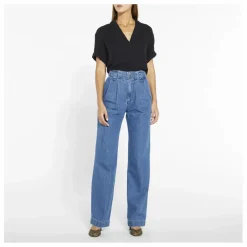 Top Avery Gaze de Coton | Noir