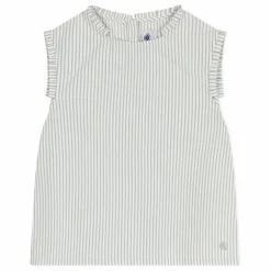 Top Bictoire Popeline Coton Bio | Blanc