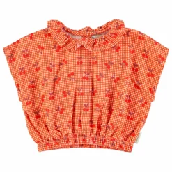 Top Cherry Vichy | Orange