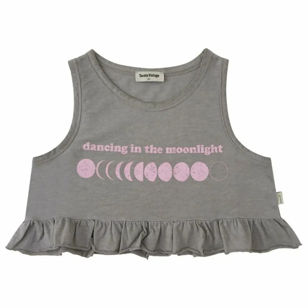 Top Court Moon | Gris foncé