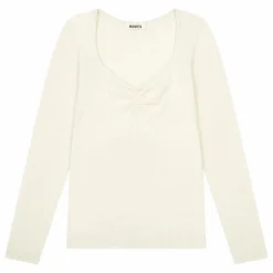 Top Femme Froncé Jersey | Sable