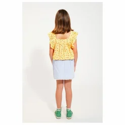 Top Fleuri Coton Bio | Jaune
