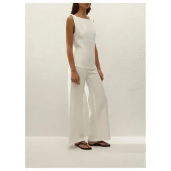 Top Flor Lin | Ecru