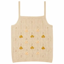 Top Maille Bio Gia | Beige