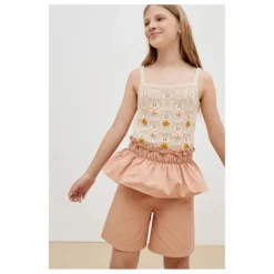 Top Maille Bio Gia | Beige