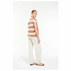 Top Maille Buren Marin | Orange