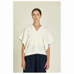 Top Origami Lin | Crème