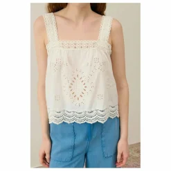 Top Paradine Coton Bio - Collection Femme | Blanc cassé