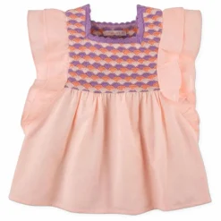Top Sylvia Volants | Rose pâle