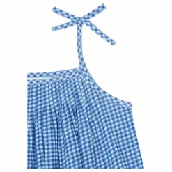 Top Violette Bobby Vichy | Bleu