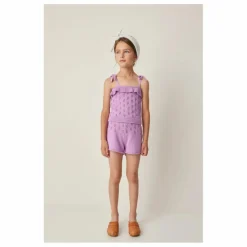 Top Volants Maille | Lilas