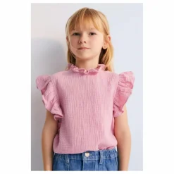 Top Volants Spyros Baby | Rose bonbon