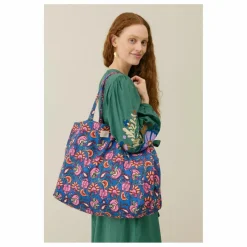 Tote Bag Beverly Coton Bio - Collection Femme | Bleu foncé