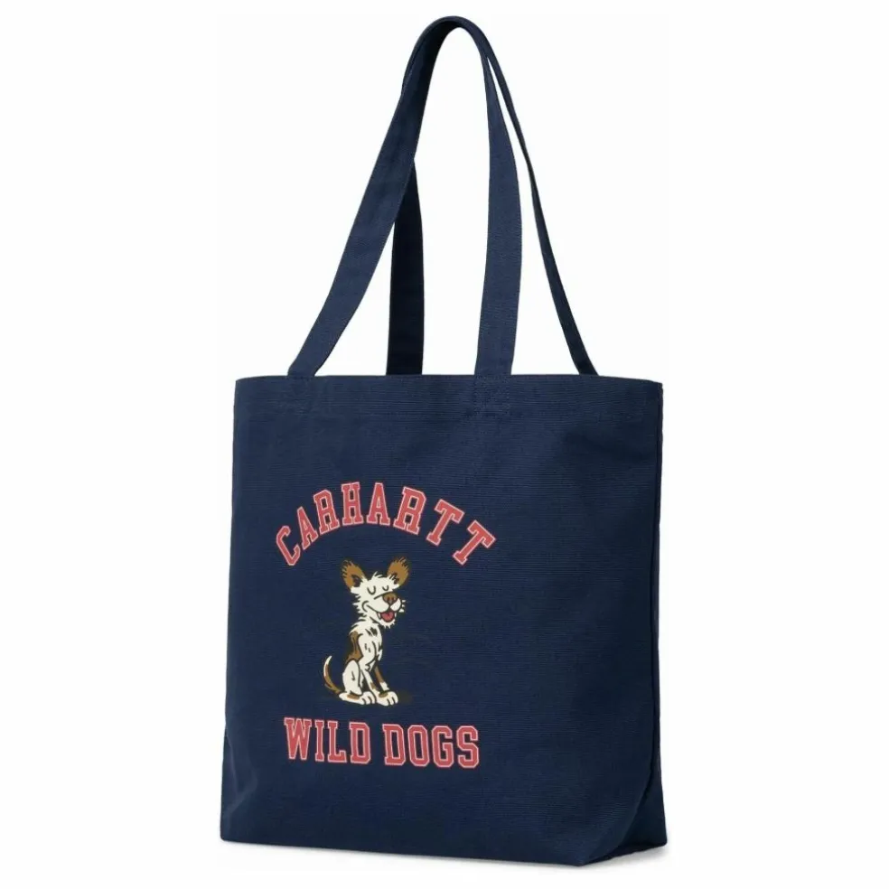 Tote Bag Canvas Graphic | Bleu foncé