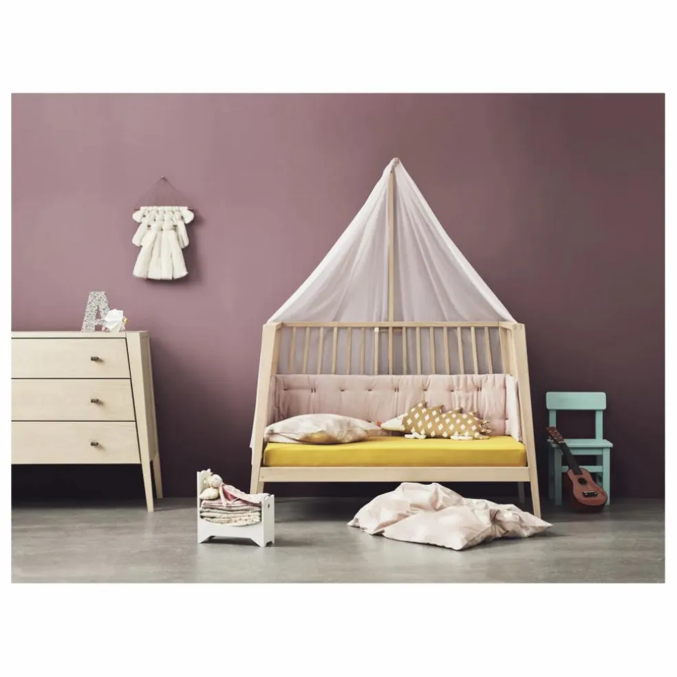 Tour de lit Linea et Luna en coton bio | Rose pâle