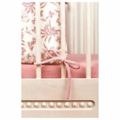 Tour de lit Toile de Jouy | Rose pêche