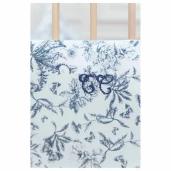 Tour de lit Toile de Jouy | Bleu marine
