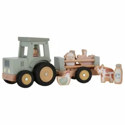 Tracteur avec remorque en bois FSC - Little Farm
