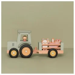 Tracteur avec remorque en bois FSC - Little Farm