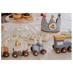 Train d'anniversaire | Bleu