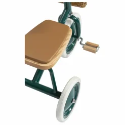 Tricycle en métal et bois | Vert