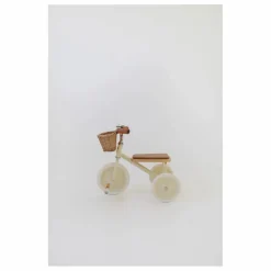 Tricycle en métal et bois | Crème