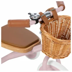 Tricycle en métal et bois | Vieux Rose