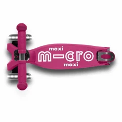 Trottinette Maxi Deluxe pliable LED | Framboise