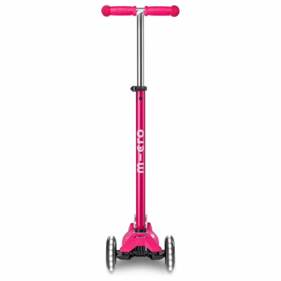 Trottinette Maxi Micro Deluxe LED | Rose fuschia