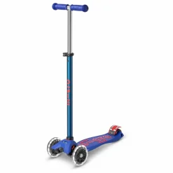 Trottinette Maxi Micro Deluxe LED | Bleu foncé