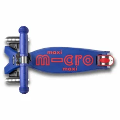Trottinette Maxi Micro Deluxe LED | Bleu foncé