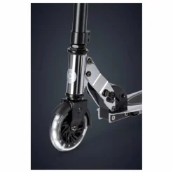 Trottinette Micro Sprite LED Silverchrome | Noir
