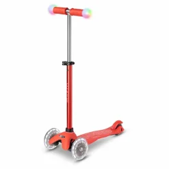 Trottinette Mini 3en1 Revolution Deluxe Magic LED | Rouge