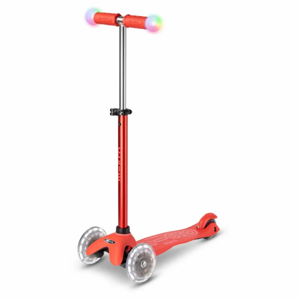 Trottinette Mini 3en1 Revolution Deluxe Magic LED | Rouge