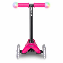 Trottinette Mini 3en1 Revolution Deluxe Magic LED | Rouge framboise