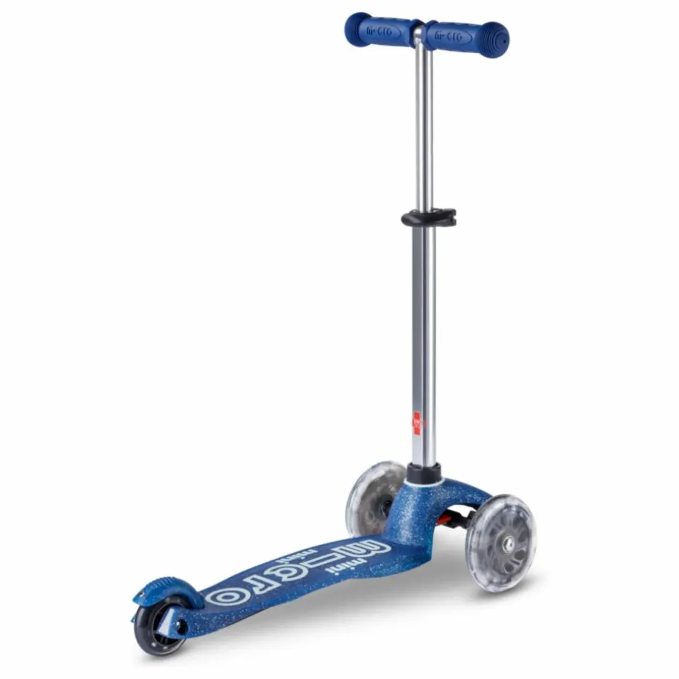 Trottinette Mini Micro Deluxe Glitter LED | Bleu