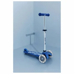 Trottinette Mini Micro Deluxe Glitter LED | Bleu