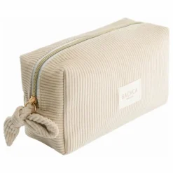 Trousse à maquillage en velours | Beige