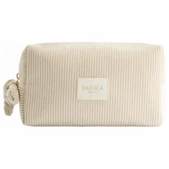 Trousse à maquillage en velours | Beige