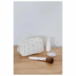 Trousse de maquillage Periwinkle en coton bio | Bleu