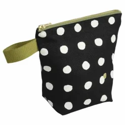Trousse de toilette à pois en coton bio Mia | Caviar