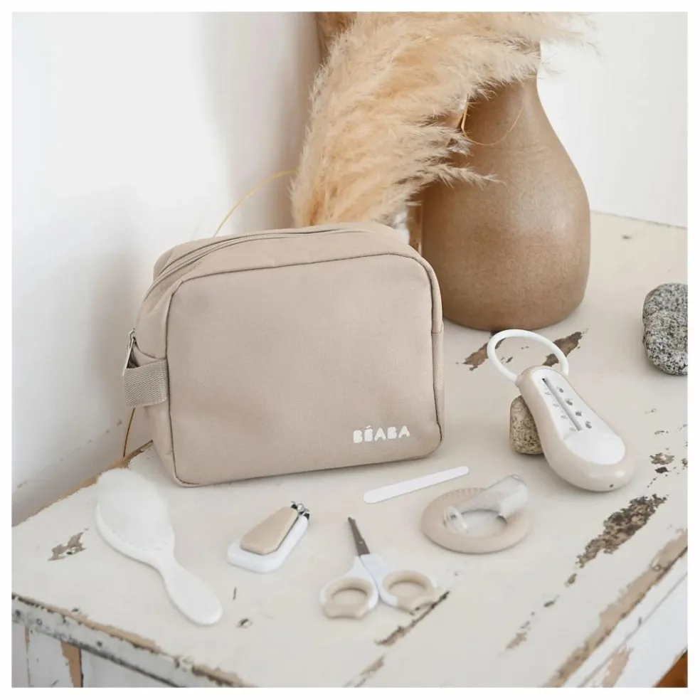 Trousse de toilette avec 7 accessoires | Argile