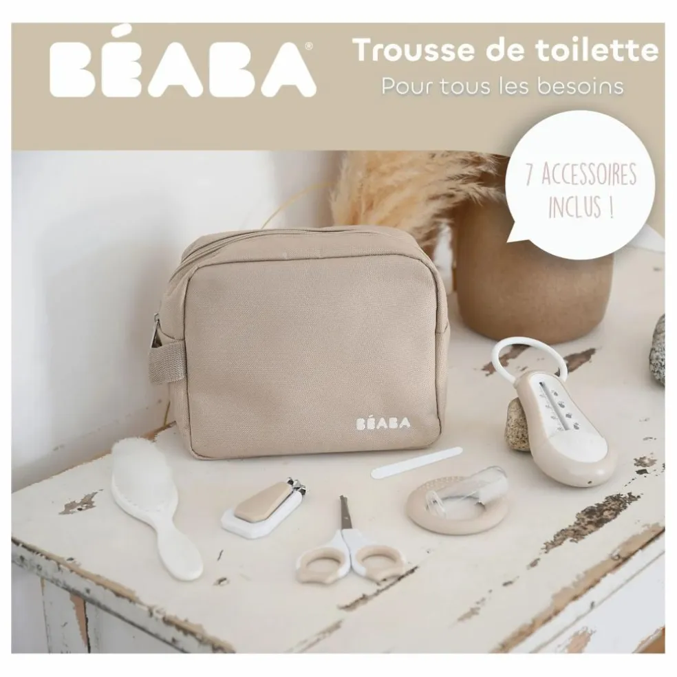 Trousse de toilette avec 7 accessoires | Argile