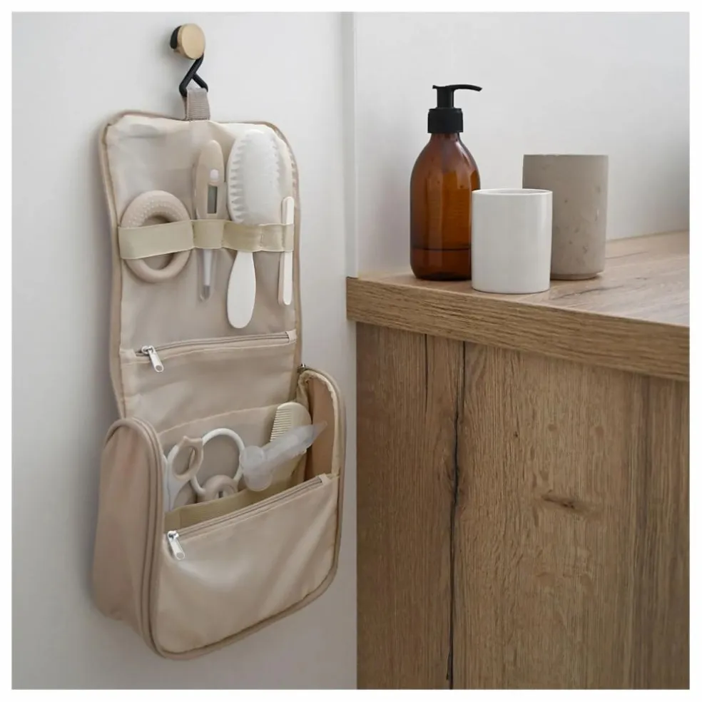 Trousse de toilette avec 10 accessoires | Argile
