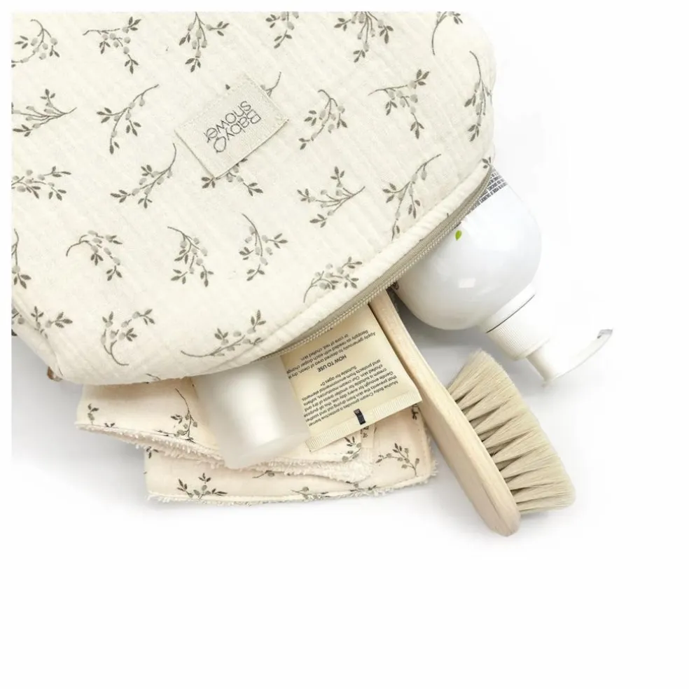 Trousse de toilette Camila Olive | Ecru