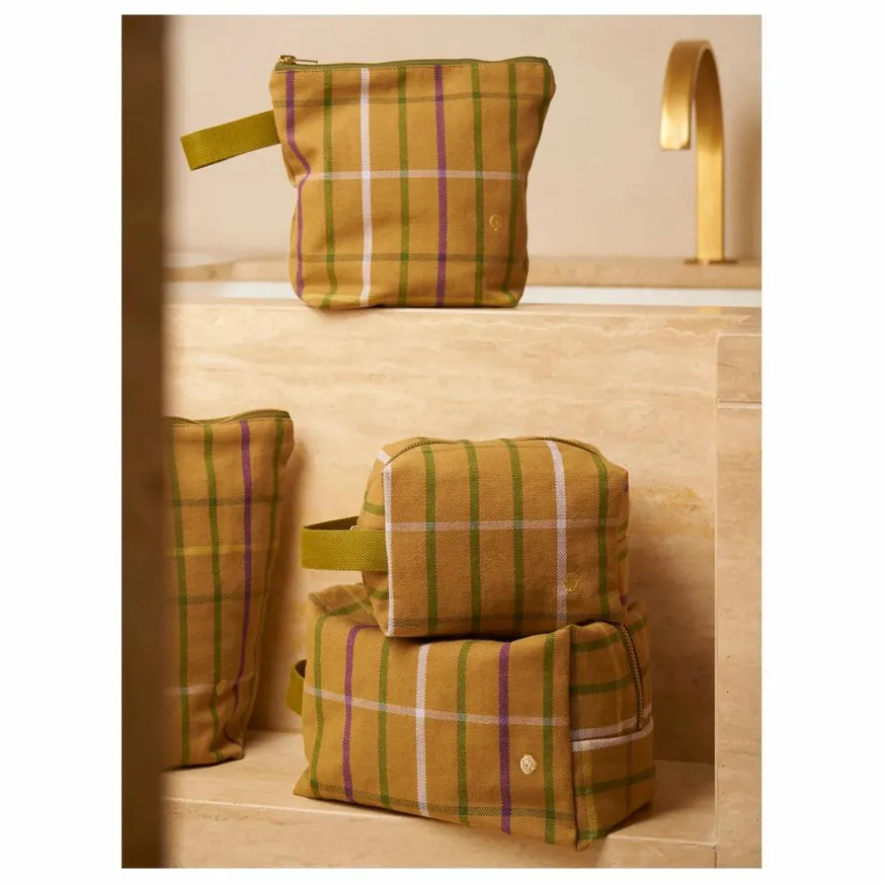 Trousse de toilette Cube Scotty | Jaune moutarde