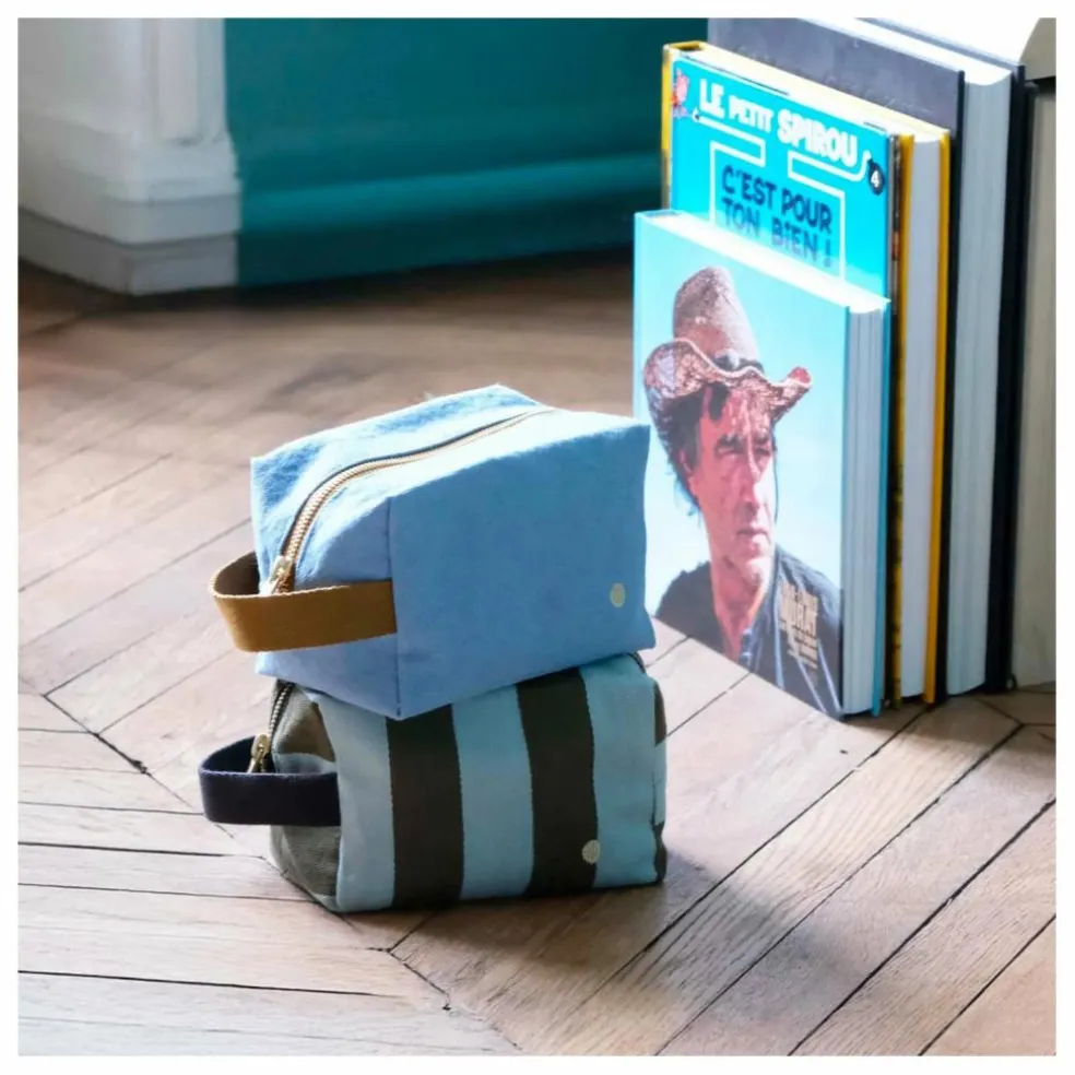 Trousse de toilette cube | Bleu