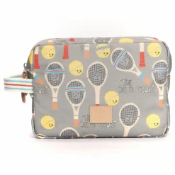 Trousse de Toilette Double Jojo Court | Vert de gris