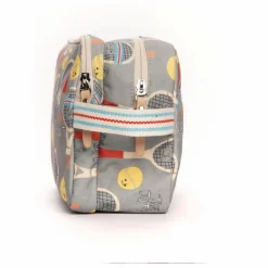 Trousse de Toilette Double Jojo Court | Vert de gris