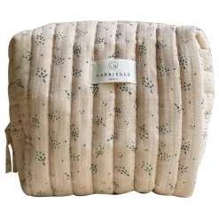 Trousse de toilette en coton bio | Beige